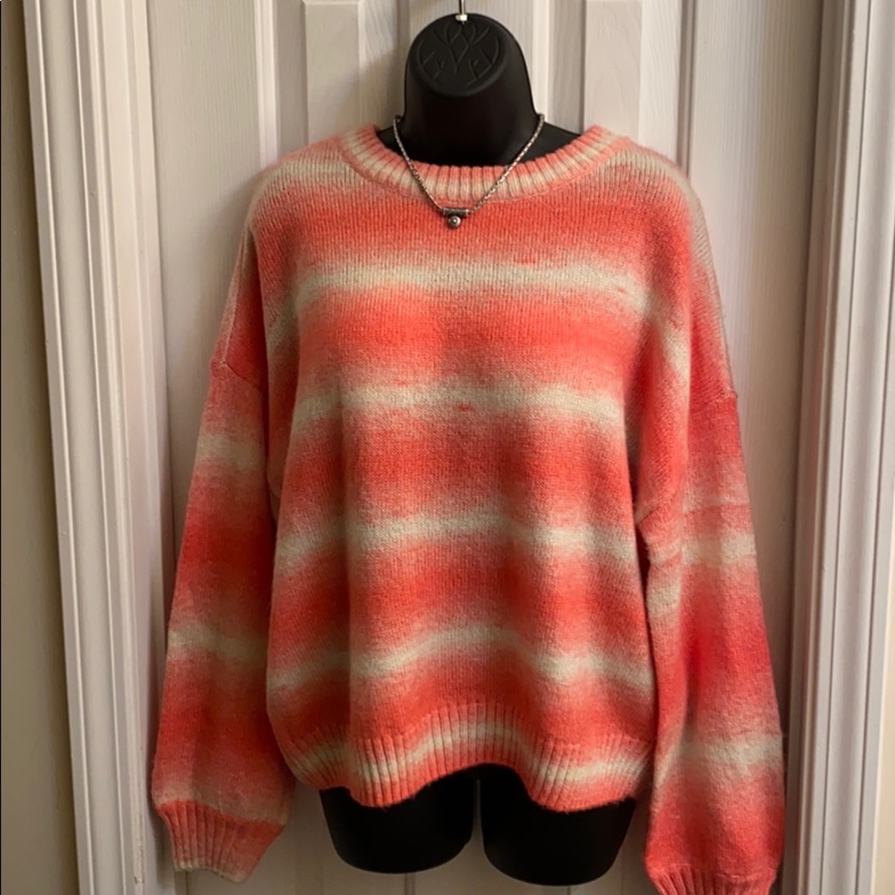 Vero Moda Pink and Cream Sweater - NWT
